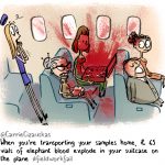 Blood on a Plane