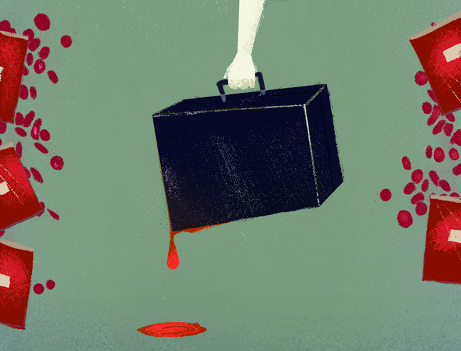 blood case illustration